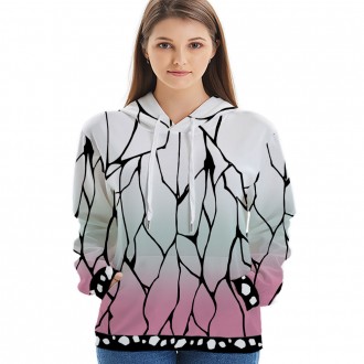 Anime wholesale  custom demon Slayer Boys And Girls Hoodies Sweatshirts Sublimated Blank Hoodie Custom Logo Hoodie cloth