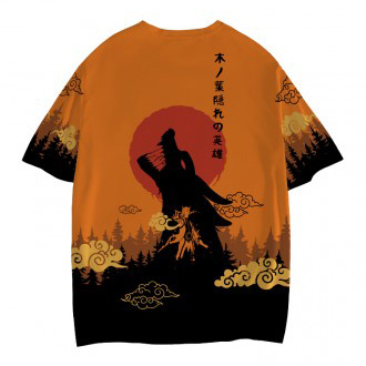 Anime wholesale Naruto Custom Printed T Shirts Graphic Heavyweight Tees Anime T-Shirt Clothes 3d Printing Pattern T Shir