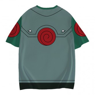 Anime wholesale Custom printed T-shirt clothes 3d printed pattern Naruto men's and women's short sleeve T-shirts