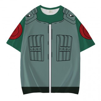 Anime wholesale Custom printed T-shirt clothes 3d printed pattern Naruto men's and women's short sleeve T-shirts