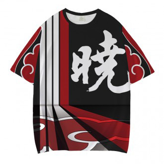 Anime wholesale Custom printed T-shirt anime clothes 3d printed pattern Naruto men's and women's short sleeve T-shirts