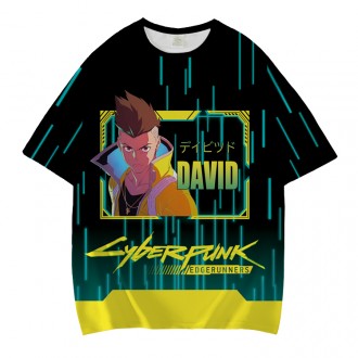 Anime wholesale Custom printed T-shirt  clothes 3d printed pattern  Cyberpunk men's and women's short sleeve T-shirts