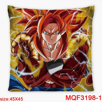Anime wholesale Dragon Ball Printed Decorative Cartoon Pillow Covers Custom Pillow Case Polyester