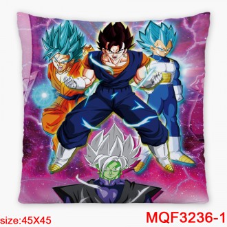 Anime wholesale Dragon Ball Printed Decorative Cartoon Pillow Covers Custom Pillow Case Polyester