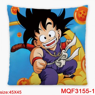 Anime wholesale Dragon Ball Printed Decorative Cartoon Pillow Covers Custom Pillow Case Polyester