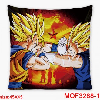 Anime wholesale Dragon Ball Printed Decorative Cartoon Pillow Covers Custom Pillow Case Polyester