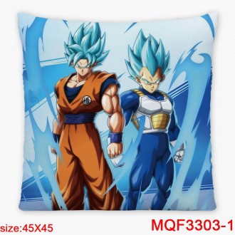 Anime wholesale Dragon Ball Printed Decorative Cartoon Pillow Covers Custom Pillow Case Polyester