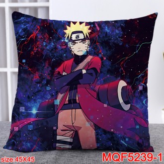 Anime wholesale Naruto Uzumaki Printed Decorative Cartoon Pillow Covers Custom Pillow Case Polyester