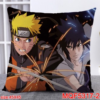 Anime wholesale Naruto Uzumaki Printed Decorative Cartoon Pillow Covers Custom Pillow Case Polyester