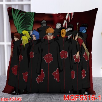 Anime wholesale Naruto Uzumaki Printed Decorative Cartoon Pillow Covers Custom Pillow Case Polyester