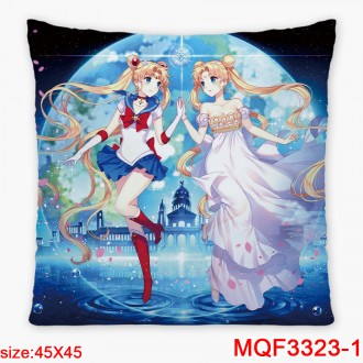 Anime wholesale Sailor Moon  Printed Decorative Cartoon Pillow Covers Custom Pillow Case Polyester