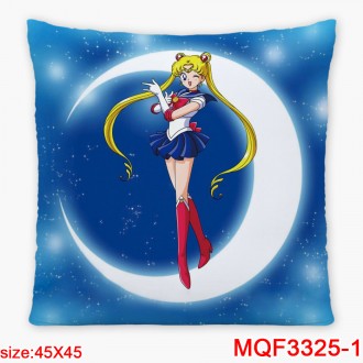 Anime wholesale Sailor Moon  Printed Decorative Cartoon Pillow Covers Custom Pillow Case Polyester