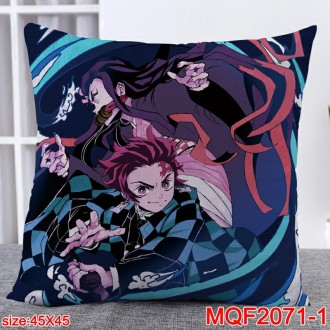 Anime wholesale Demon Slayer Printed Decorative Cartoon Pillow Covers Custom Pillow Case Polyester