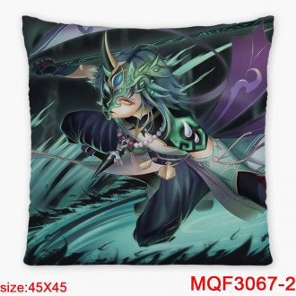 Anime wholesale Genshin Impact  Printed Decorative Cartoon Pillow Covers Custom Pillow Case Polyester