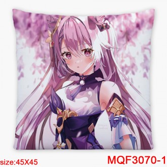 Anime wholesale Genshin Impact  Printed Decorative Cartoon Pillow Covers Custom Pillow Case Polyester