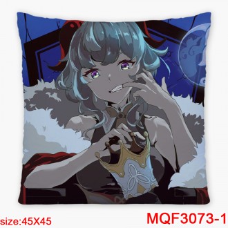 Anime wholesale Genshin Impact  Printed Decorative Cartoon Pillow Covers Custom Pillow Case Polyester