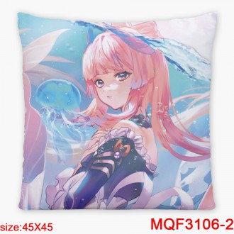 Anime wholesale Genshin Impact  Printed Decorative Cartoon Pillow Covers Custom Pillow Case Polyester