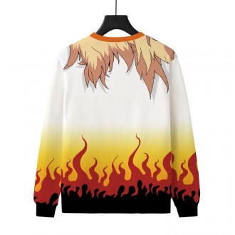 Anime wholesale Demon Slayer Boys And Girls Cartoon Print Hoodie Sweatshirt Long Sleeve Cosplay Clothes