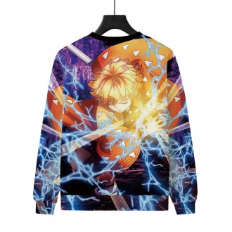 Anime wholesale Demon Slayer Boys And Girls Cartoon Print Hoodie Sweatshirt Long Sleeve Cosplay Clothes
