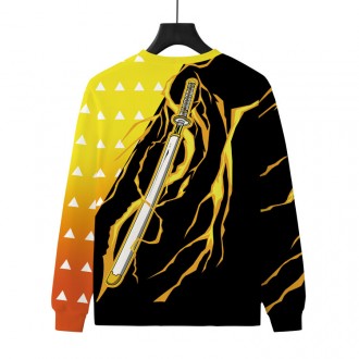 Anime wholesale Demon Slayer Boys And Girls Cartoon Print Hoodie Sweatshirt Long Sleeve Cosplay Clothes