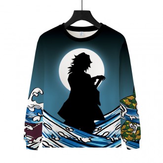 Anime wholesale Demon Slayer Boys And Girls Cartoon Print Hoodie Sweatshirt Long Sleeve Cosplay Clothes