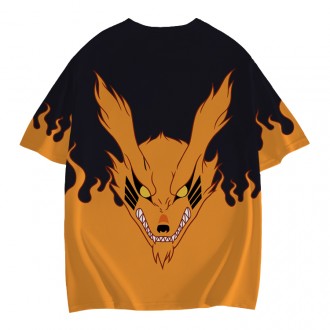 Anime wholesale Naruto 3D Digital Printing Popular T shirt Cosplay Costume Short Sleeve T Shirt