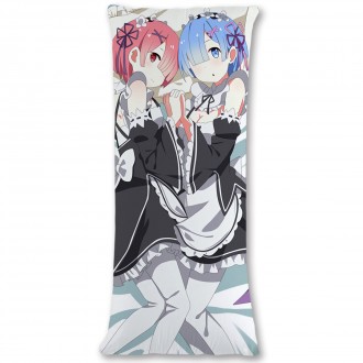 Anime wholesale custom Re:Zero Startion 3D printing Girls Cartoon Pillow Pillowcase 150*50CM