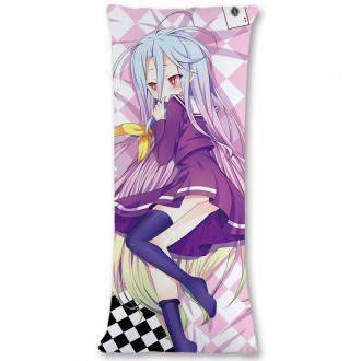 Anime wholesale custom 3D printing Girls NO GAME NO LIFE Character Pattern Popular Bedroom Decorative Hentai Body Pillow