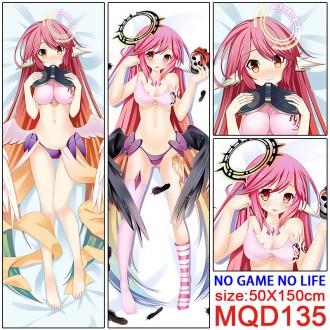 Anime wholesale custom 3D printing Girls NO GAME NO LIFE Character Pattern Popular Bedroom Decorative Hentai Body Pillow