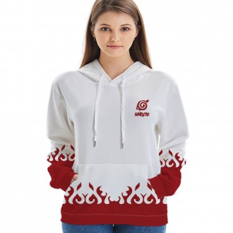 Anime wholesale Custom Naruto 3D Printing Hoodie Unisex Sublimation Sweatshirt Hoodies clothes