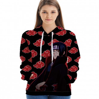 Anime wholesale Custom Naruto 3D Printing Hoodie Unisex Sublimation Sweatshirt Hoodies clothes