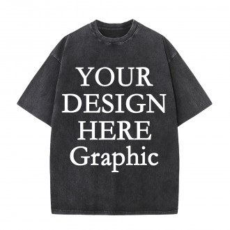 Wholesale Custom 100%Cotton 250G Heavy Washed Solid Color T-Shirt plus size Unisex Short Sleeve Oversize t shirt