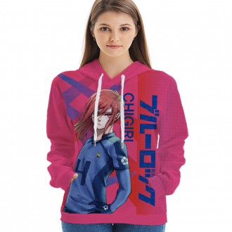 Anime wholesale Custom 3D Print Blue Lock Hoodie Unisex Sublimation Sweatshirt Hoodies clothes