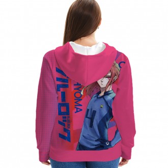 Anime wholesale Custom 3D Print Blue Lock Hoodie Unisex Sublimation Sweatshirt Hoodies clothes
