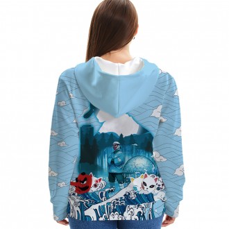 Anime wholesale Custom Demon Slayer 3D Printing Hoodie Unisex Sublimation Sweatshirt Hoodies clothes