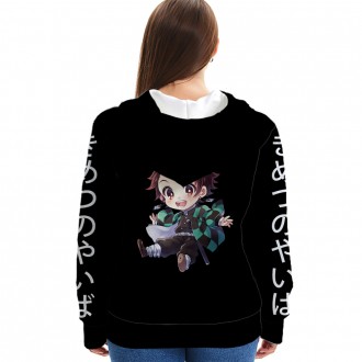 Anime wholesale Custom Demon Slayer 3D Printing Hoodie Unisex Sublimation Sweatshirt Hoodies clothes