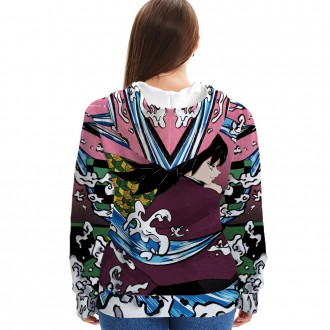 Anime wholesale Custom Demon Slayer 3D Printing Hoodie Unisex Sublimation Sweatshirt Hoodies clothes