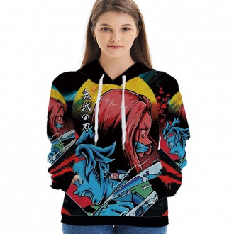 Anime wholesale Custom Demon Slayer 3D Printing Hoodie Unisex Sublimation Sweatshirt Hoodies clothes