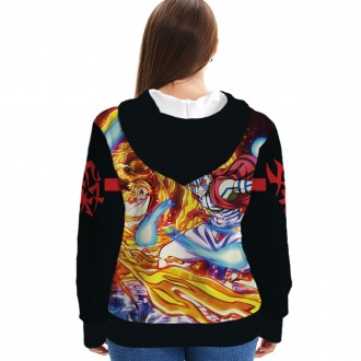 Anime wholesale Custom Demon Slayer 3D Printing Hoodie Unisex Sublimation Sweatshirt Hoodies clothes