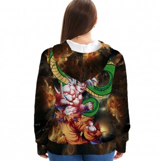 Anime wholesale Custom Dragon Ball 3D Printing Hoodie Unisex Sublimation Sweatshirt Hoodies clothes