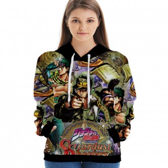 Anime wholesale Custom JOJO's  3D Printing Hoodie Unisex Sublimation Sweatshirt Hoodies clothes