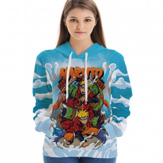 Anime wholesale Custom Naruto 3D Printing Hoodie Unisex Sublimation Sweatshirt Hoodies clothes