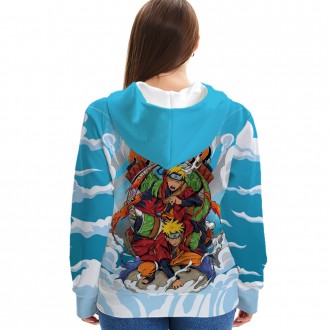 Anime wholesale Custom Naruto 3D Printing Hoodie Unisex Sublimation Sweatshirt Hoodies clothes