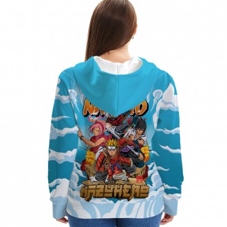 Anime wholesale Custom Naruto 3D Printing Hoodie Unisex Sublimation Sweatshirt Hoodies clothes