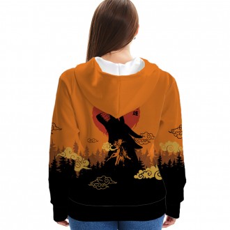 Anime wholesale Custom Naruto 3D Printing Hoodie Unisex Sublimation Sweatshirt Hoodies clothes