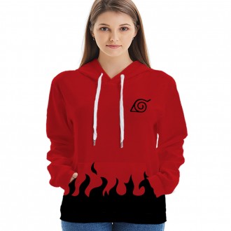 Anime wholesale Custom Naruto 3D Printing Hoodie Unisex Sublimation Sweatshirt Hoodies clothes
