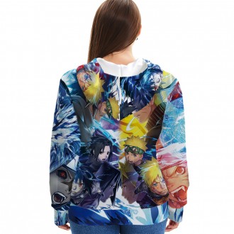 Anime wholesale Custom Naruto 3D Printing Hoodie Unisex Sublimation Sweatshirt Hoodies clothes