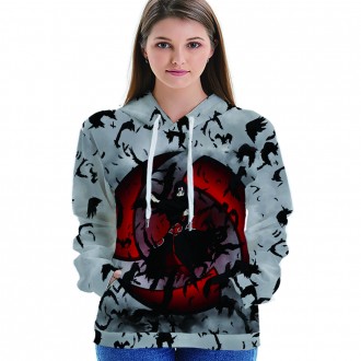 Anime wholesale Custom Naruto 3D Printing Hoodie Unisex Sublimation Sweatshirt Hoodies clothes