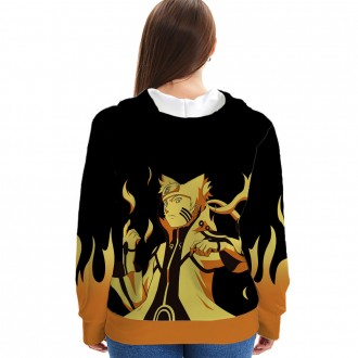 Anime wholesale Custom Naruto 3D Printing Hoodie Unisex Sublimation Sweatshirt Hoodies clothes