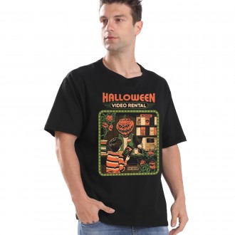 Anime Wholesale cartoon 3D Printing Unisex Halloween Video Rental Short Sleeve Summer Graphic T-Shirt clothes